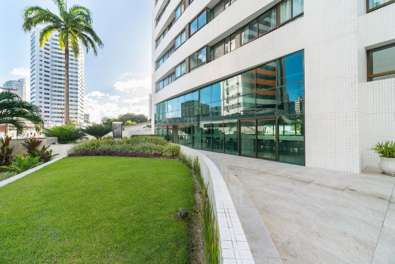 Excelente Flat Em Setubal Boa Viagem Ate 3 Pessoas Cercado Por Restaurantes E Supermercados Pm805 Recife Exterior foto