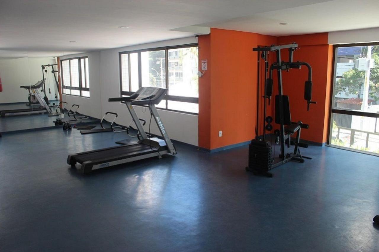Excelente Flat Em Setubal Boa Viagem Ate 3 Pessoas Cercado Por Restaurantes E Supermercados Pm805 Recife Exterior foto
