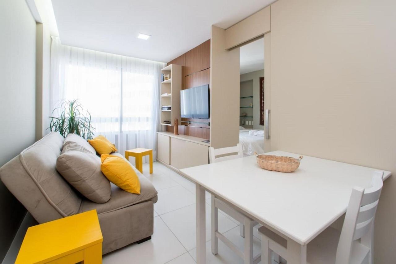 Excelente Flat Em Setubal Boa Viagem Ate 3 Pessoas Cercado Por Restaurantes E Supermercados Pm805 Recife Exterior foto