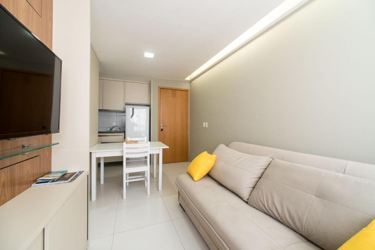 Excelente Flat Em Setubal Boa Viagem Ate 3 Pessoas Cercado Por Restaurantes E Supermercados Pm805 Recife Exterior foto